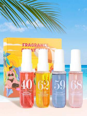 4/5 pezzi Spray profumato brasiliano, fino a 4 opzioni di collezione per uso interno ed esterno, deodorante multi-strato che eleva lo stato di beatitudine, a lunga durata con essenze naturali affascinanti, rilasciando eleganti note di vanigcocco, fiori, frutta, agrumi, legno, acqua e oceano per appuntamenti, feste, raduni, vacanze, casa, hotel, ufficio, regalo ideale per famiglia, parenti e amici