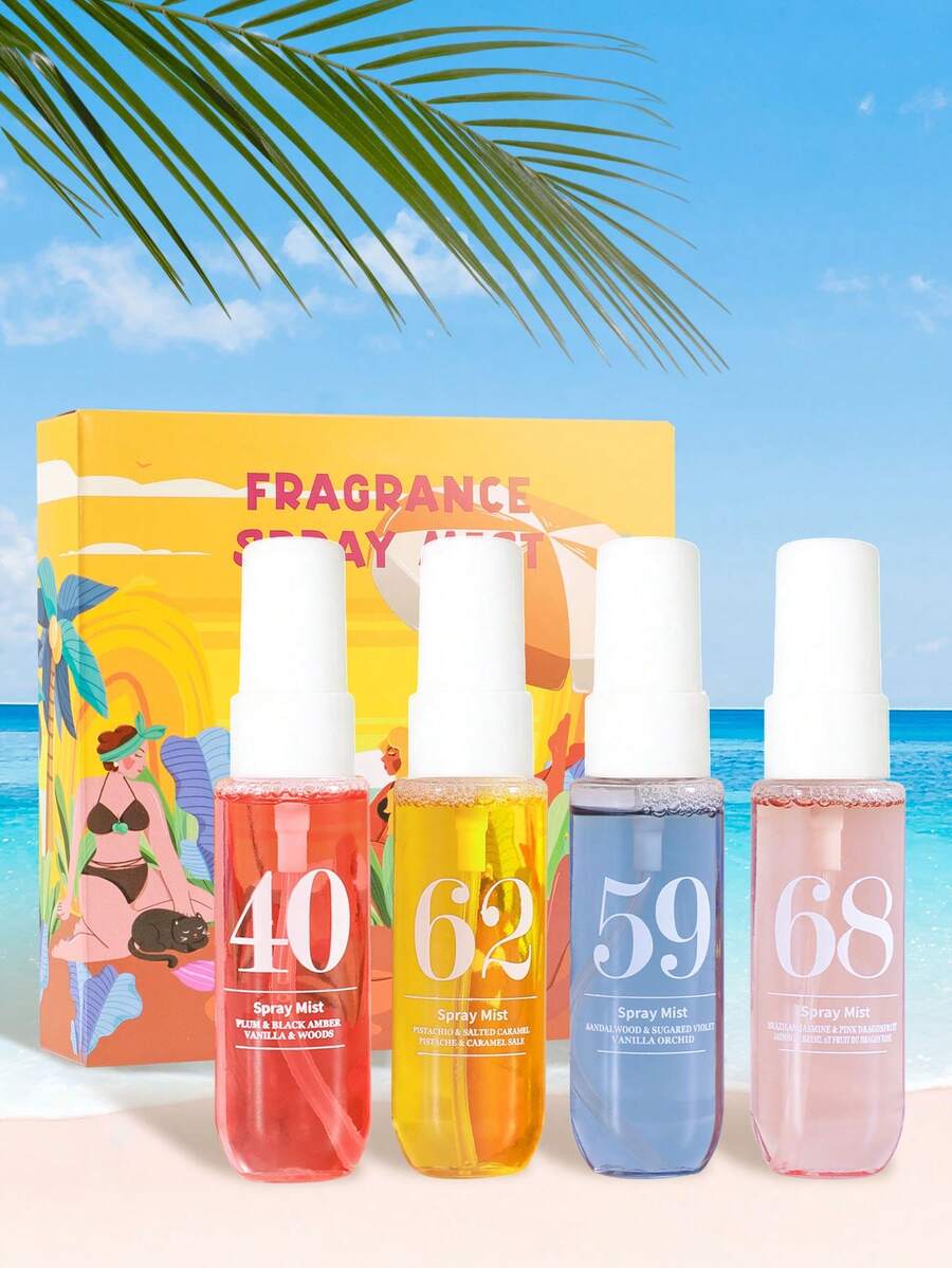 4/5 قطعة من رذاذ العطر البرازيلي، خيارات تشكيلة تصل إلى 4 قطع، معطر هواء للاستخدام الداخلي والخارجي متعدد الطبقات يمنح حالة من السعادة المرتفعة، برائحة طبيعية طازجة وأنيقة تدوم طويلاً، تحرر رائحة فانيليا جانيرو وجوز الهند والزهور والفواكه والحمضيات والخشب والمحيط والبحر، مناسبة للمواعدة والحفلات والتجمعات والعطلات والمنزل والفندق والمكتب، هدية مثالية للعائلة والأقارب والأصدقاء