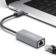 Network Port Converter,100Mbps Network Card - Type-C To RJ45 Network Port Conversion For Wired Network Card. Driver-Free Version Suitable For Desktop Computers And Laptops.