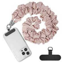 Smartphone Shoulder Strap With Label Sticker, Fits All Models, Crossbody Phone Strap, Shoulder Strap, Cord, Ruffle Edge, Fashion, Women, Anti-Drop, Convenient Carrying - Multicolor - View 13