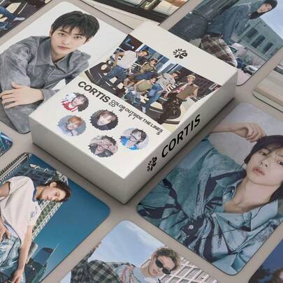 CORTIS Photocard Set – , James Zhao Yufan, Juhoon Kim, Seonghyeon Yum, Keonho – 1st EP COLOR OUTSIDE THE LINES With Hit Song Go – Kpop LOMO Cards Gift For Fans, Collection & Album Decoration,CORTIS Go EP,Kpop LOMO Card Set