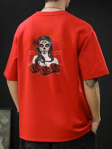 Men T-Shirts - Red (back) - View 2