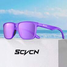 SCVCN 偏光骑行眼镜、钓鱼眼镜、户外运动眼镜、男士山地自行车和公路自行车眼镜、女士徒步和高尔夫配件、自行车眼镜、经典露营和度假眼镜