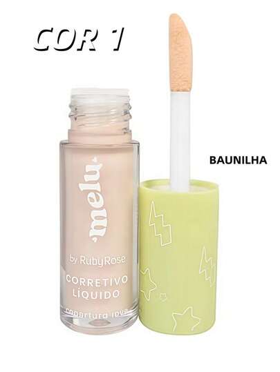 Corretivo Líquido Melu by Ruby Rose Cobertura Leve HB8104