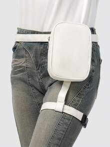 1 件女士休闲时尚腿包，多功能便捷骑行腿包，时尚个性化腿包 - 彩色 - 查看 10