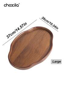 choxila 1个不对称木质托盘，可用作餐盘、娱乐托盘、复古风格茶盘、装饰展示托盘，也适合作为节日礼物。适用于家庭、办公室、酒店、卧室、下午茶和茶会。 - 托盤 - 查看 12