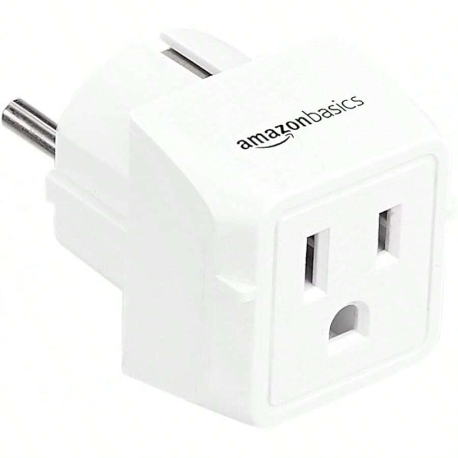 Basics - Set 3 Adaptadores Enchufe Viaje Tipo E/F Europa Multipaíses - Tipo E/F - Ver 1