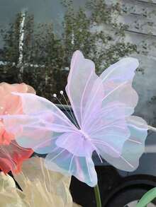 1 pezzo 50cm Farfalle artificiali in seta, decorazioni da matrimonio in farfalle artificiali, decorazioni da parete in farfalle 3D, farfalle artificiali in seta, decorazioni da matrimonio, decorazioni per location di matrimoni, decorazioni da giardino all'aperto, decorazioni per feste a tema compleanno nei negozi, decorazioni estive, decorazioni per soggiorno, decorazioni per corone, grandi decorazioni floreali, decorazioni per centrotavola da scrivania, decorazioni per balconi e cortili, decorazioni da parete, regalo. - Multicolore - Visualizzare 4