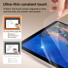 1 pieza Película de escritura de papel mate compatible con iPad Air 11 2024 10th Air 5/4 10.9 pulgadas Pro 11 Mini 6 8.3 pulgadas 10.2 pulgadas 7/8/9th Protector de pantalla