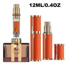 1 件奢华优雅便携式迷你可填充雾化器，底部填充设计，香水喷雾瓶，旅行香水瓶可填充，您的旅行和商务必需品