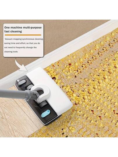 In Cordless Stofzuiger Mopping Combo Speed Adjustment, Lightweight Easy To Deep Cleaning Includes Attachments Fine Dust, Cat Litter, More USB Rechargeable, Wit Gray, Cleaner, Versatile Tool, Moderne Home Appliance, Durable Construction, Slimme Cleaners, Sleek Highquality Build, rs view 9