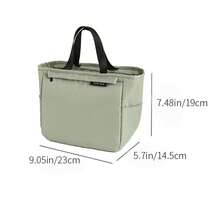 RKSUD Oxford Cloth Portable Insulated Lunch Bag, Thickened Waterproof & Oil-Proof, Large Capacity, Handheld Lunch Box Bag For Work, Commute, School, Picnic - Multicolor - View 13