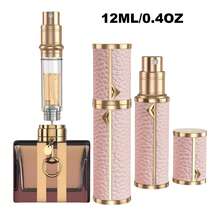 1 件奢华优雅便携式迷你可填充雾化器，底部填充设计，香水喷雾瓶，旅行香水瓶可填充，您的旅行和商务必需品