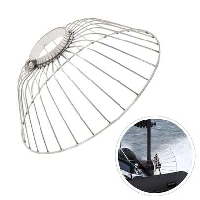 Trolling Motor Propeller Protector Anti-Winding Anti Aquatic Plants Boat Thrust Protective Stainless Steel Net
