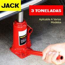 3 Toneladas Hidráulicos, Gato hidráulico para coche, Gato Hidraulico Plataforma Elevadora Para Auto, Gato Hidráulico Botella Para Vehículos, Rápida Soldado Con Autógena - 3T - Ver 3