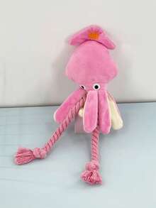 PETSIN 带音效的狗玩具，可爱毛绒逼真的宠物狗玩具，用于咀嚼、出牙和互动游戏，适合中型/小型犬，宠物用品 - 彩色 - 查看 14