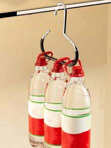 Multi-Functional Stainless Steel Round Ring Hanger Hook, Can Hang Hats, Straps, Ties, Scarves, Underwear, Keys, Towels, Suitable For Bedroom, Wardrobe, Bathroom, Kitchen Storage