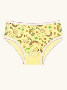 DCP Kids Kit Of 10 Basic Printed Cotton Children's Panties, 1 To 8 Years Old, School Girl's Set - 彩色 - 查看 11