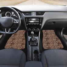 Easypie Selection 2pcs/4pcs Set Leopard Print Car Seat Cushions, Brown Leopard Pattern Front & Rear Car Seat Mats, Car Carpet Floor Mats, Car Decor Accessories, Stylish Leopard Design, Non-Slip, Durable, Create Unique Driving Space, Cheetah Print Car Accessories - Leopard Print Floor Mat Set - View 3
