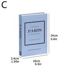 1/3 Peças Decoração de Livro Falso Dobrável Moderno, Livros Artificiais de Estilo Nórdico para Sala de Estar, Casa, Decoração de Loja, Adereços de Fotografia