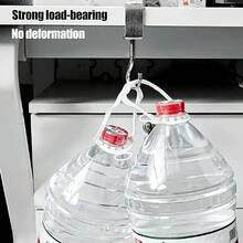 3 pezzi Ganci portatili per borsa da scrivania, ganci per borsa da studente in classe, ganci per cartella da scrivania, ganci laterali per scrivania, design antiscivolo, ganci rimovibili per scrivania, alta capacità di carico, forniture per scuola, casa e ufficio