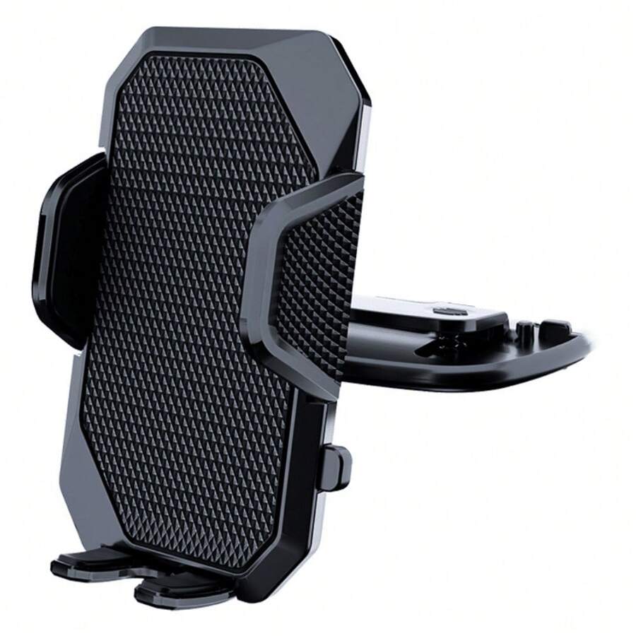 通用车载CD槽手机支架，一键释放，适用于 13/12/11 Pro Max - 黑色 - 查看 1