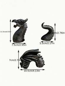 1 Stück gotische Drachen Statue, Innen- und Außendekoration Drache, detailliert gearbeitet, einzigartige gotische dekorative Skulptur für Halloween Dekorationen, Party Dekorationen, Geburtstags Dekorationen, Garten Dekoration, Zimmer Dekoration, Heim Dekoration, Schlafzimmer Accessoires, Heim Accessoires und Feiertags Essentials