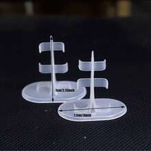 娃娃立架配件，娃娃支架，可调节卡腰支架，立式展示架固定支架，适用于家庭客厅办公室装饰，母亲节新年复活节礼物 - 彩色 - 查看 3