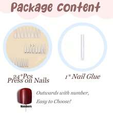 Long Press On Nails Stiletto Fake Nails White Chrome Glue On Nails 3d Ripple Butterly Pearl Charm Acrylic Nails Y2k False Nails 24Pcs Coquette Almond Manicure Nails Luxury Handmade Nails - 多色17 - 查看 6