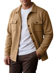 1 Stück Herren leichte Jacke, modischer College-Stil, lässige Freizeitoberbekleidung, neue Kollektion für Frühling/Herbst