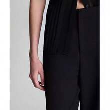 Kenneth Cole Women's Wide Leg High Rise Pants | - 黑色 - 查看 4