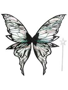 1pc New Holiday Party Halloween Makeup Prop Adult Costume Butterfly Wings Fairy Wings