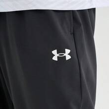 Under Armour 男女通用运动裤，2026 秋季新款，运动裤，训练，健身，休闲，舒适，透气，长裤 25600707-001 - 黑色 - 查看 10