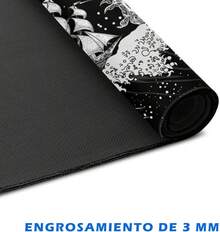 MOYAC Mouse Pad para Juegos XXL (300 * 800 mm), Alfombrilla Ratón Impermeable y Antideslizante, Suave y Cómoda, Accesorio de Escritorio, Mousepad para Oficina, Computadoras, Laptops (Olas de Kanagawa) - Vista de Kanagawa - Ver 12