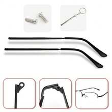 Reparatur- und Ersatzwerkzeuge für Brillen für Erwachsene, ältere Menschen, Brillenbügel, Brillengestelle, Ersatz für Brillenbügel, geeignet für äußere Zähne Brillenbügel, ohne Brillengestelle ersetzen zu müssen, Sonnenbrillen, Blaulichtfilter-Brillen, Lesebrillen, Kurzsichtigkeitsbrillen, Party-Dekorationsbrillen, Brillenbügel