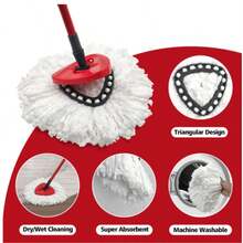 Mop Replace Head 3 Pack For O-Cedar EasyWring 1 Tank System