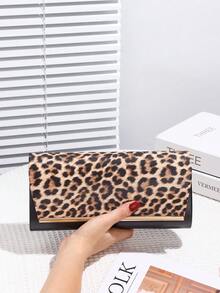 1 Stück luxuriöse glänzende Leoparden-Muster Leder Umschlag Clutch Tasche, Mini Party Geldbörse passend für Handy/Schmuck, tragbare Handtasche, dekoriert mit hochwertiger funkelnder Hardware, formelle Party Tasche, formelles Event Accessoire, perfektes Geschenk für Frauen - Braun - Übersicht 5