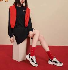 Skechers Vestido de punto minimalista y de  que combina con todo para mujer