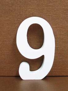 1pc Wooden Decorative Letter Design Home Decor Crafts, Free Combination Decorative Freestanding Wooden Letter Slices For Handicrafts, Family Gatherings, Birthday Parties, Weddings And Other Event Decorations