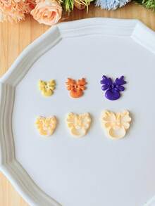 5Pcs Christmas Elk Reindeer Polymer Clay Cutters, 3D Printed Clay Cutters For DIY Jewelry Making, High Precision Clay Cutting Tools For Earrings, Brooches, Pendants