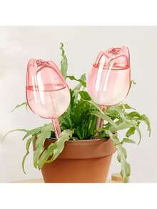 1/2/3/4 peças Regador de Tulipa, Regador Automático, Regador Preguiçoso, Dispositivo de Gotejamento para Rosas, Regador para Vasos