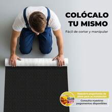 VINILMAX Plastic Flooring - Black - View 5