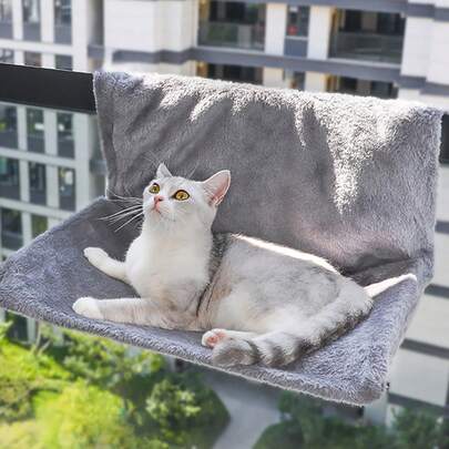 1PC Pet Hammock - Washable, Foldable, Hanging Nest, Cat Climbing Frame. Durable And Sturdy Frame. Easy To Install.