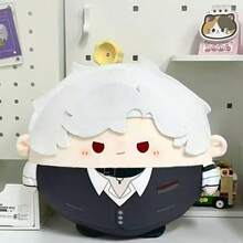 20厘米圆形神星毛绒公仔，可爱饺子造型，生日礼物，圣诞礼物，完美礼物 - 彩色 - 查看 8