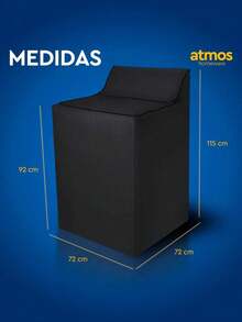 Cubierta para lavadora/secadora para máquina de carga superior, cubiertas antipolvo para lavadora - resistente al agua, anti-UV y resistente, a prueba de sol, se ajusta a la mayoría de lavadoras/secadoras del mercado, bolsa, organizador, almacenamiento