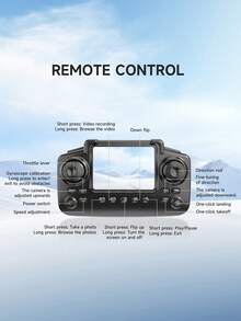 TOKQI 无刷双摄像头四轴飞行器无人机，配备无线遥控器、屏幕、智能避障、光流悬停、多镜头变焦，适用于拍摄、视频和摄影。 - 彩色 - 查看 10