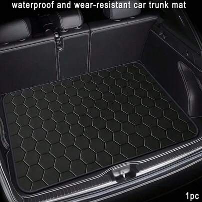 1 件加厚耐用防水防污耐磨汽车后备箱垫