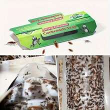 30 Pcs/10 Pcs/20 Pcs, Super Sticky Cockroach Board, Super Strong Adhesive/Insect Repellent,Easy To Handle, No Electricity, No Chemicals, Solved, Cockroach Control Problem, ,  (U.S. EPA), Physical Control Cockroaches, Pest Control, Cockroach Gel Child & Pet  (EPA Registered), Suitable For Family, Hotel, Restaurant, Office, Hospital, Farm, Pest Control, Cockroach Paste Pad, Cockroach Gel (No Bait, Free Choice Of Bait) - 10pcs - View 1