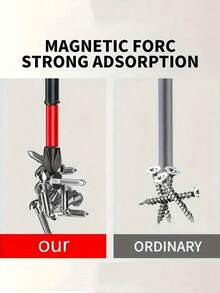Magnetic Non-Slip Drill Bit Set, Multiple Sizes: S2 Steel & Impact Drill Bits, Suitable For Electric & Manual Drivers, Non-Slip Magnetic Drill Bit Set
