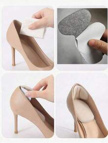 1 Paar weiche & bequeme rutschfeste Fersenkissen, geeignet für Schuhe eine Nummer größer, um das Verrutschen von High Heels zu verhindern, anwendbar für Lässig Schuhe und High Heels